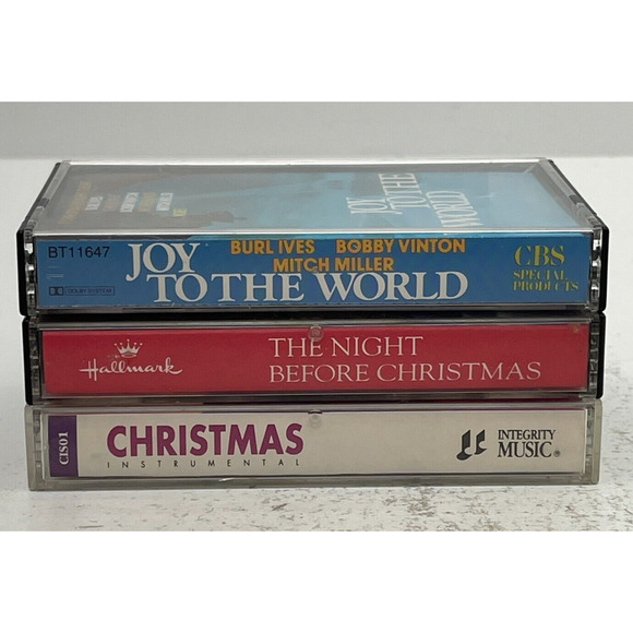 Mixed Lot Of 3 Christmas Music Cassette Tapes - Picture 4 of 9